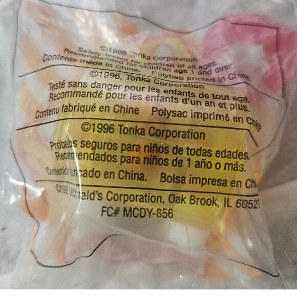 1996 McDonalds Littlest Pet Shop Under 3 New in Package - Picture 2 of 2